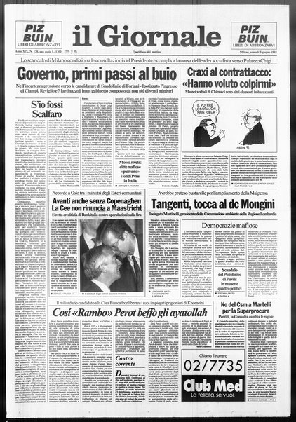 Il giornale : quotidiano del mattino